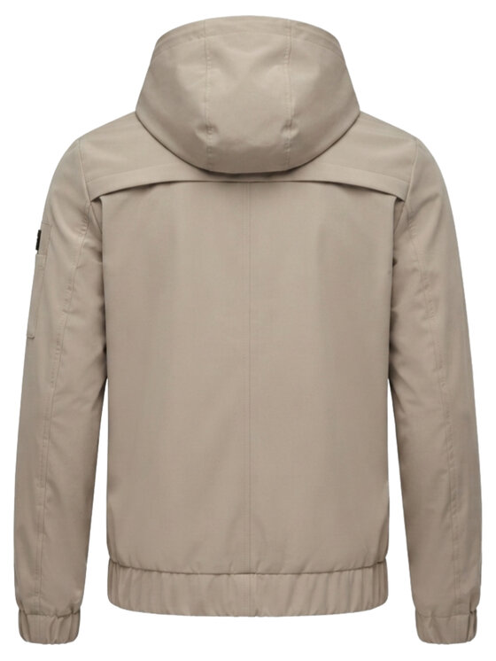 Ombre Ombre Kurtka przejściowa C586 Beżowy Regular Fit