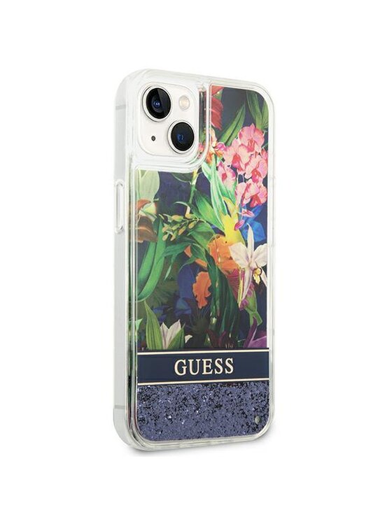 Guess Guess Etui na telefon iPhone 14 Niebieski