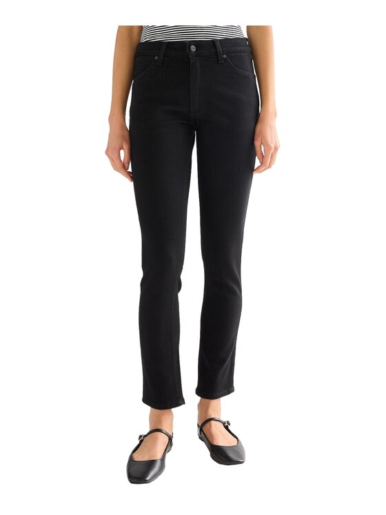 Wrangler Wrangler Jeansy 112378447 Czarny Regular Fit