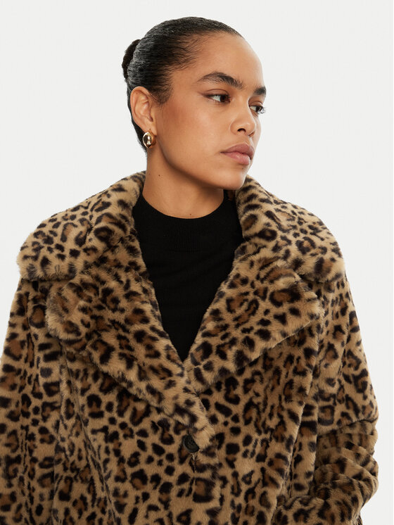 Vero Moda Vero Moda Futro Lissy 10328799 Brązowy Loose Fit