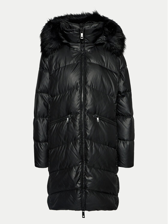 Calvin Klein Curve Calvin Klein Curve Pehelykabát Essential K20K205144 Fekete Regular Fit
