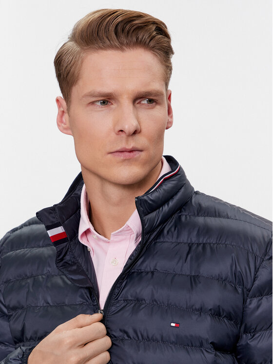 Tommy Hilfiger Tommy Hilfiger Kurtka przejściowa Core Circular MW0MW18763 Granatowy Regular Fit