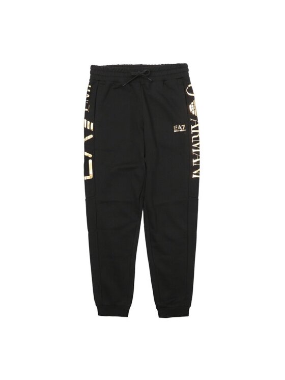 EA7 Emporio Armani EA7 Emporio Armani Kalhoty z materiálu 6RPP96 PJHLZ 0208 Černá Regular Fit