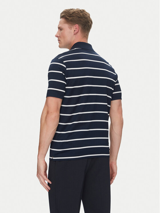 Paul&Shark Paul&Shark Тениска с яка и копчета 25411233 Тъмносин Regular Fit