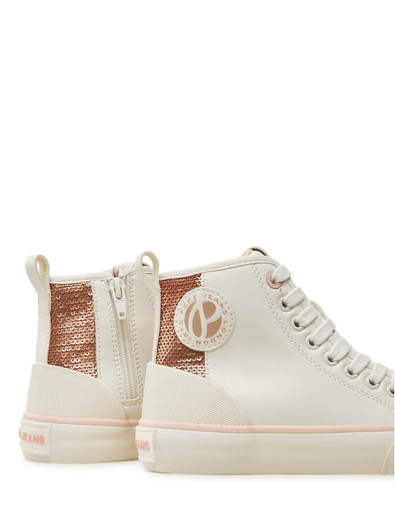 Pepe Jeans Pepe Jeans Modne superge Ottis Young G PGS30608 Bela