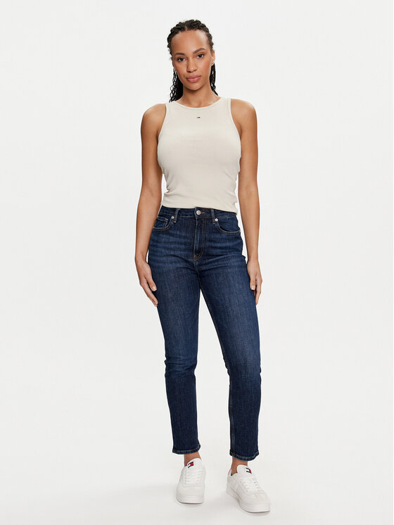 Tommy Hilfiger Tommy Hilfiger Jeansy WW0WW42204 Granatowy Slim Fit