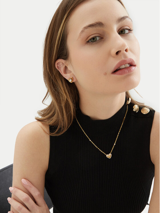 Guess Guess Обици JUBE05 024JW Златист