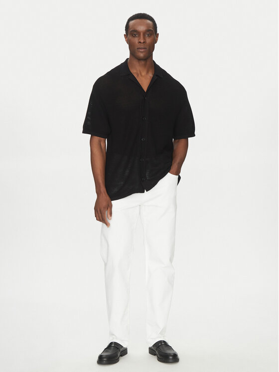 Michael Kors Michael Kors Camicia CS560FPFE5 Nero Regular Fit