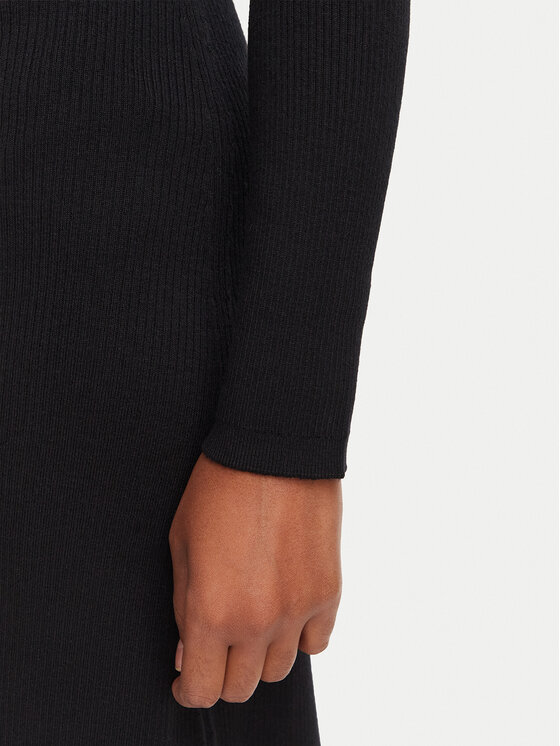 HUGO HUGO Strickkleid Sdropy 50562691 Schwarz Slim Fit