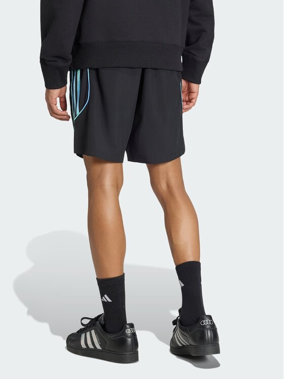 adidas adidas Szorty sportowe 164536 Czarny Loose Fit