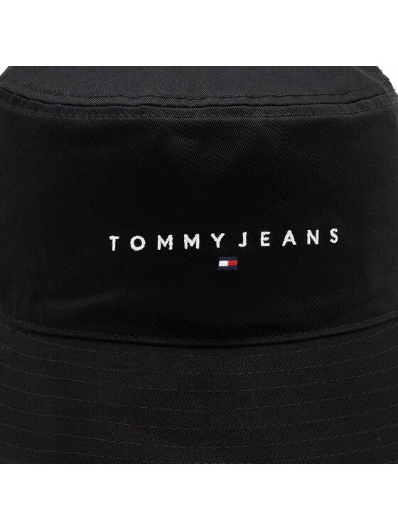 Tommy Jeans Tommy Jeans Καπέλο Tjm Linear Logo Bucket Hat AM0AM12895 Μαύρο