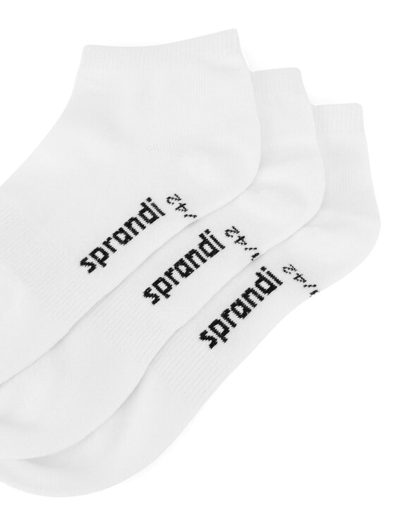 Sprandi Sprandi Set di 3 paia di calzini corti da uomo 0MB-003-SS24 (3-pack) Bianco