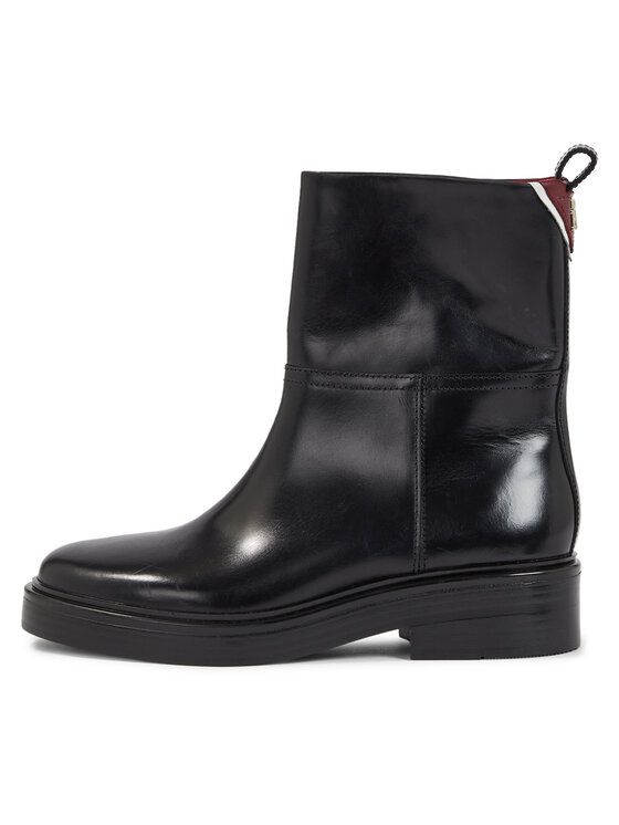 Tommy Hilfiger Tommy Hilfiger Botki Cool Elevated Ankle Bootie FW0FW07487 Czarny