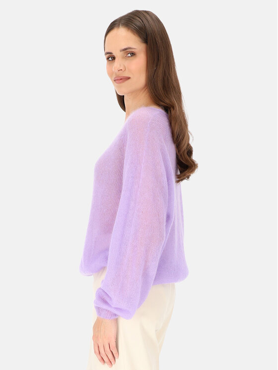 L’AF L’AF Sweter Rey Fioletowy Reglan Fit