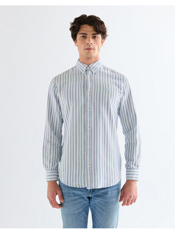 Wrangler Wrangler Koszula OXFORD SHIRT Biały Regular Fit