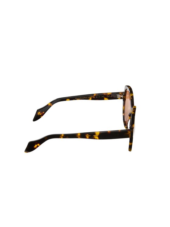 PINKO PINKO Okulary przeciwsłoneczne Occhiali da sole oversize Brązowy