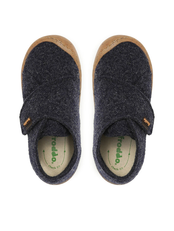 Froddo Froddo Papuče Mini Wooly G1700343 S Modrá
