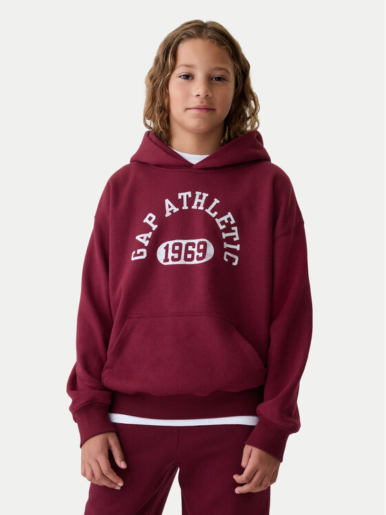 Gap Gap Felpa 468554-02 Rosso Regular Fit