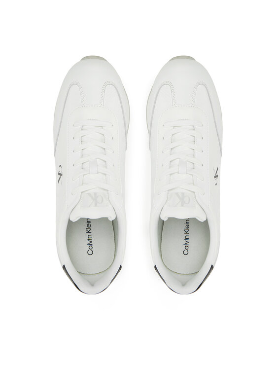 Calvin Klein Jeans Calvin Klein Jeans Sneakersy Runner Laceup Tc YM0YM01187 Bílá