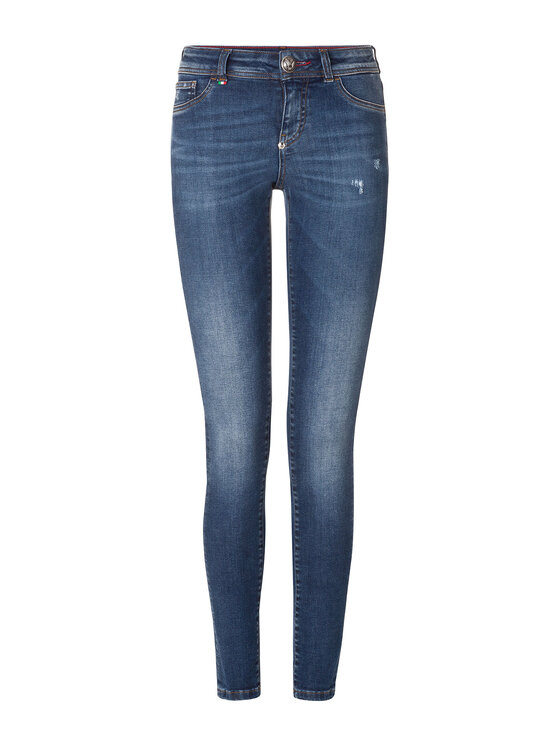 PHILIPP PLEIN PHILIPP PLEIN Jegginsy 30820 Niebieski