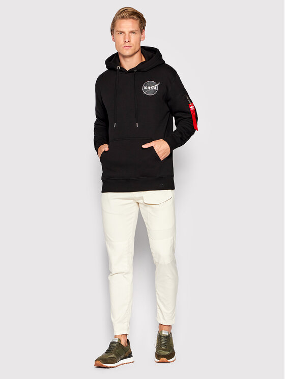 Alpha Industries Alpha Industries Bluza Dark Side 108337 Czarny Relaxed Fit
