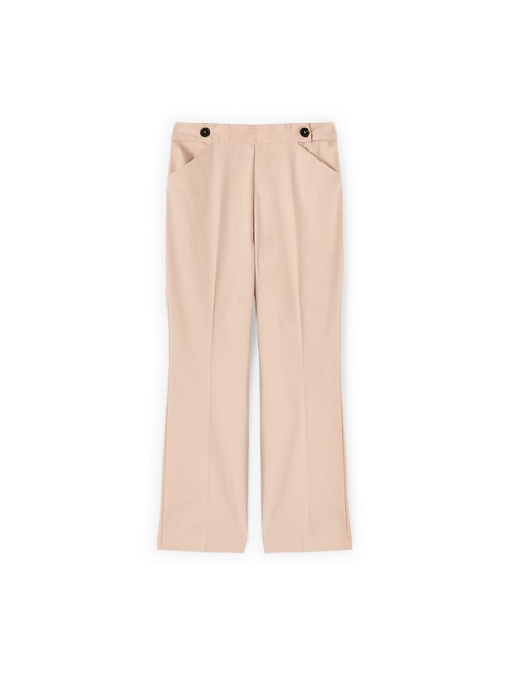 Motivi Motivi Spodnie materiałowe P084Q004531N006 Różowy Flare Fit