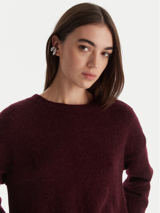 Patrizia Pepe Patrizia Pepe Pulover 2K0326/K293-M536 Vișiniu Regular Fit