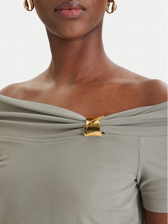 Guess Guess Блуза W6GP12 K2935 Каки Regular Fit