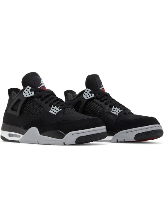 Nike Nike Sneakersy 4 Retro SE Black Canvas Czarny