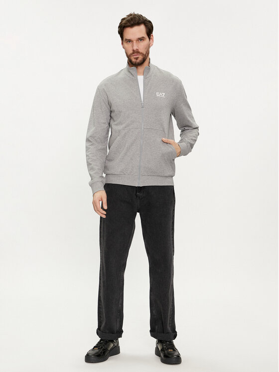 EA7 Emporio Armani EA7 Emporio Armani Суитшърт 3DPM61 PJ05Z 3905 Сив Regular Fit