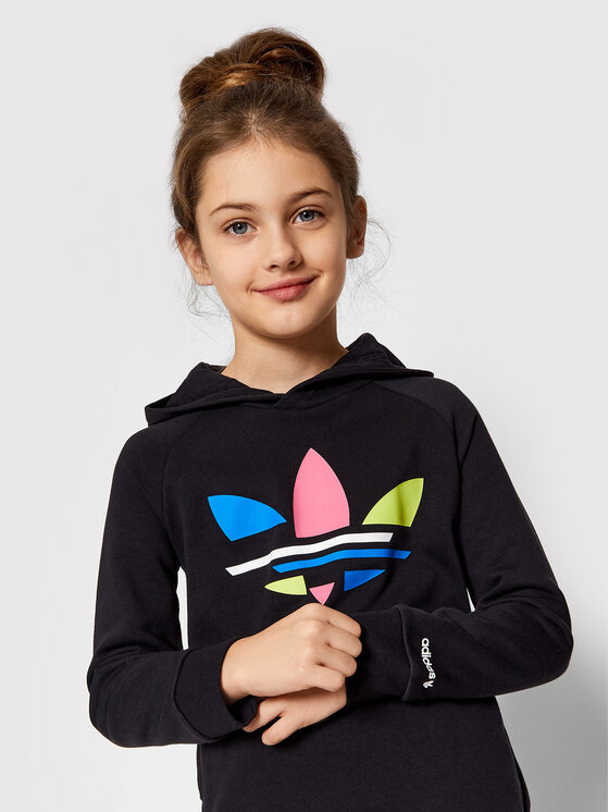 Felpa adicolor H32388 Nero Regular Fit