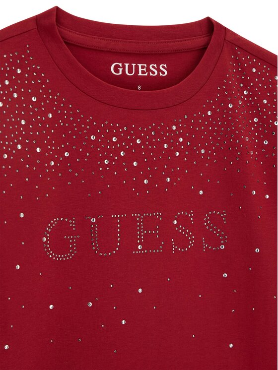 Guess Guess Блуза J6BI08 K5778 Червен Regular Fit