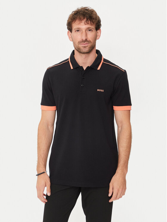 Boss Polo Paddy 1 50512995 Melns Regular Fit