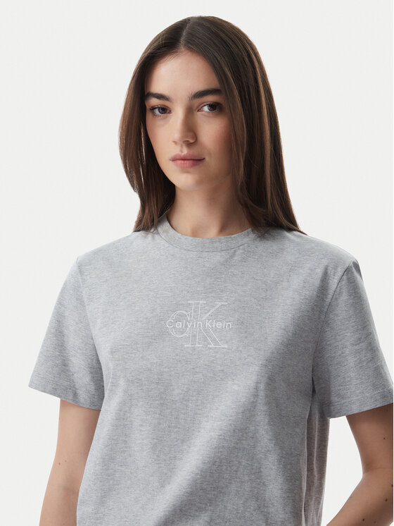 Calvin Klein Jeans Calvin Klein Jeans T-krekls LV047G831G Gaiši pelēka Regular Fit