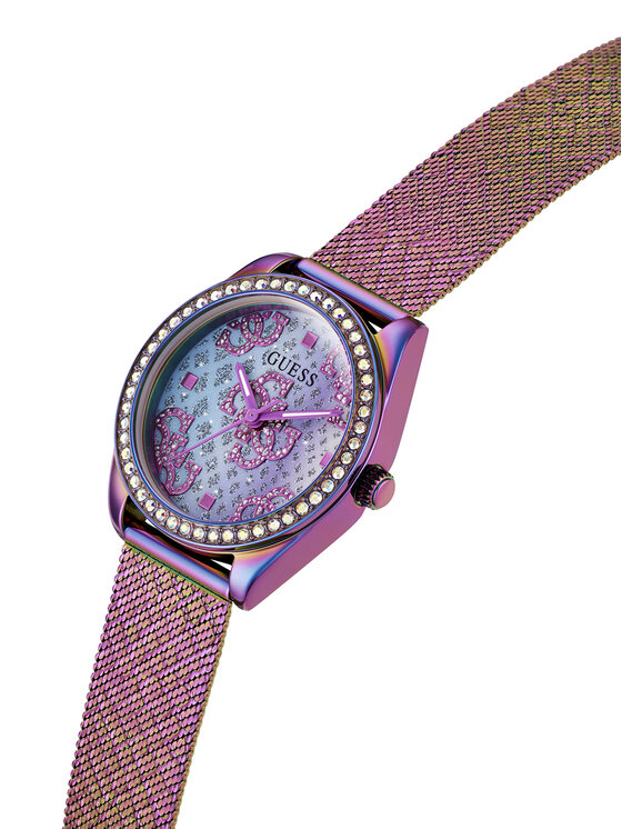 Guess Guess Ročna ura GW0748L3 Vijolična