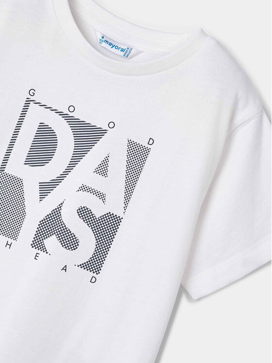 Mayoral Mayoral T-krekls 170 Balts Regular Fit
