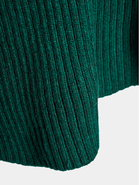 Gina Tricot Gina Tricot Rollkragenpullover 20578 Grün Regular Fit