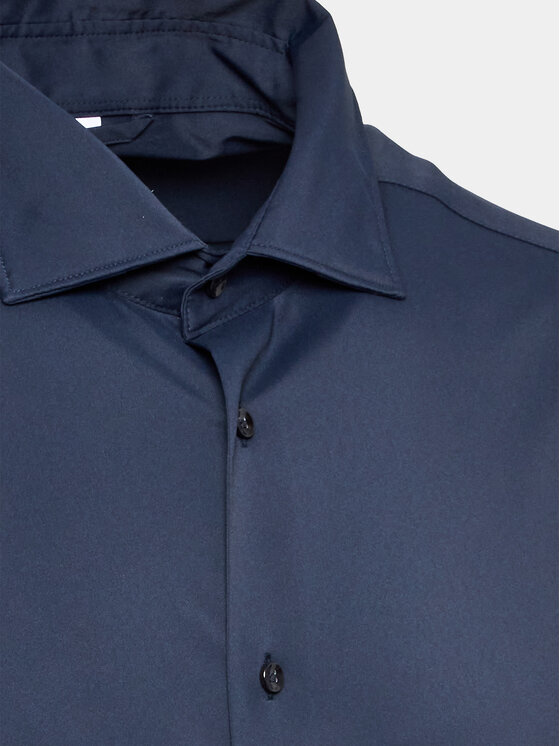 Seidensticker Seidensticker Camicia 01.650400 Blu scuro Slim Fit