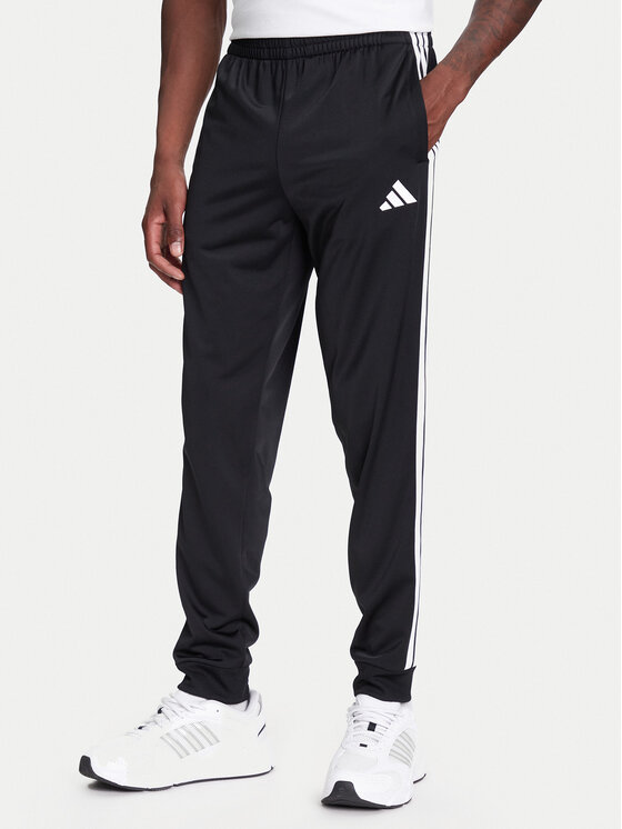 adidas adidas Tepláková souprava Basic 3-Stripes JI8858 Černá Regular Fit