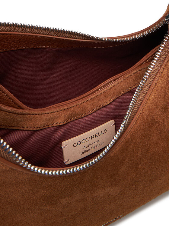 Coccinelle Coccinelle Torebka P6P Boheme Suede Bimaterial E1 P6P 13 03 01 Brązowy