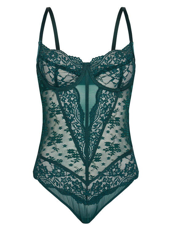 Hunkemöller Hunkemöller Боді Berry 301159 Зелений