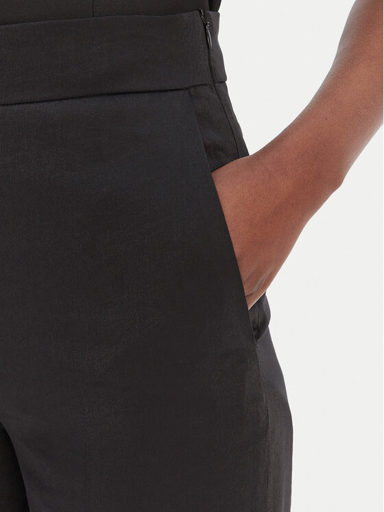 Morgan Morgan Pantaloni palazzo 251-PVTEO.F Negru Wide Leg