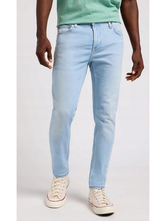 Lee Lee Jeansy Malone Niebieski jasny Skinny Fit