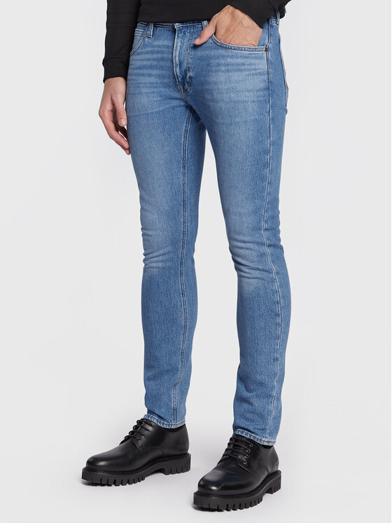 Lee Lee Džinsai Luke L719MWLU 112322404 Mėlyna Slim Fit