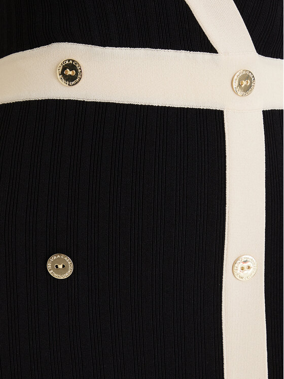 LOLA CASADEMUNT LOLA CASADEMUNT Trikotažinė suknelė LS2616160 Juoda Regular Fit