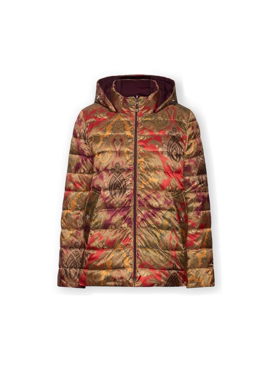 Elena Mirò Elena Mirò Giubbotto piumino F021P000228N001 Bordeaux Regular Fit