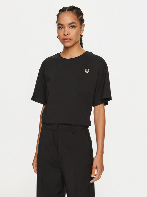 Női Póló TWINSET, Méret: S, Fekete, 242TP2521