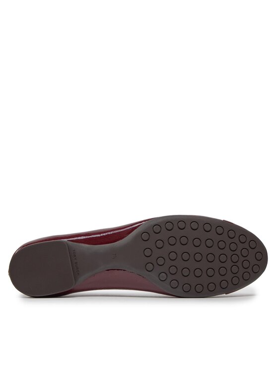 Tory Burch Tory Burch Baleríny Claire Cap-Toe Ballet 156159 Bordová