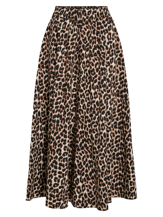 Vila Vila Maxi suknja Valencia 14106880 Smeđa Regular Fit