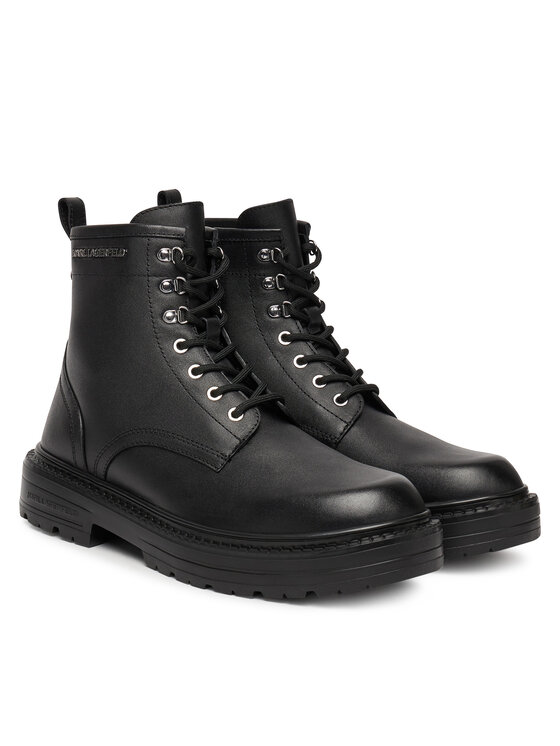 KARL LAGERFELD KARL LAGERFELD Schnürstiefeletten Miles KL10255 Schwarz